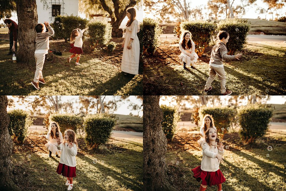 kids play with bubbles by Danielle Miranda Photography