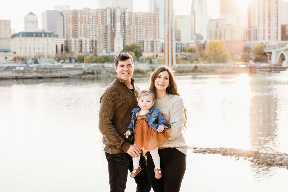 Golden hour family photos