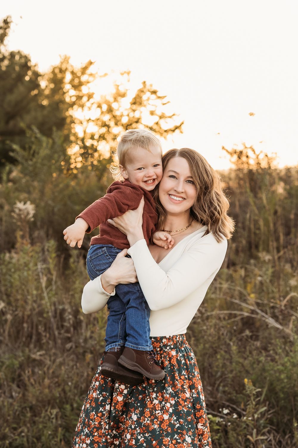 Golden hour family photos