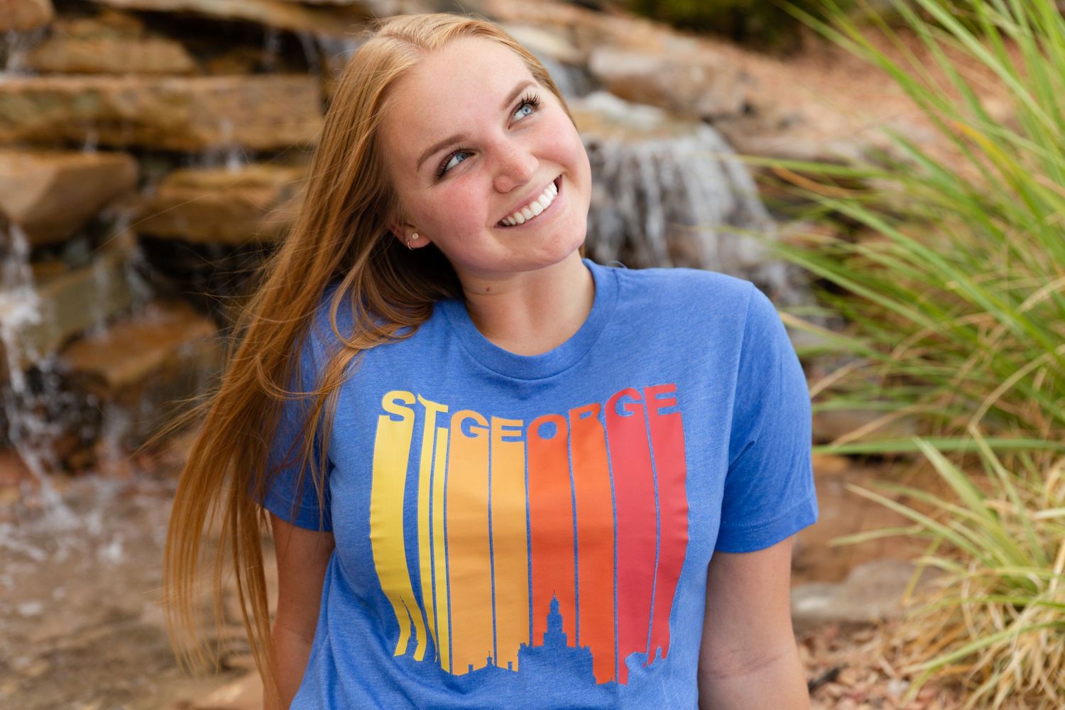 woman posing for a t-shirt st George Utah