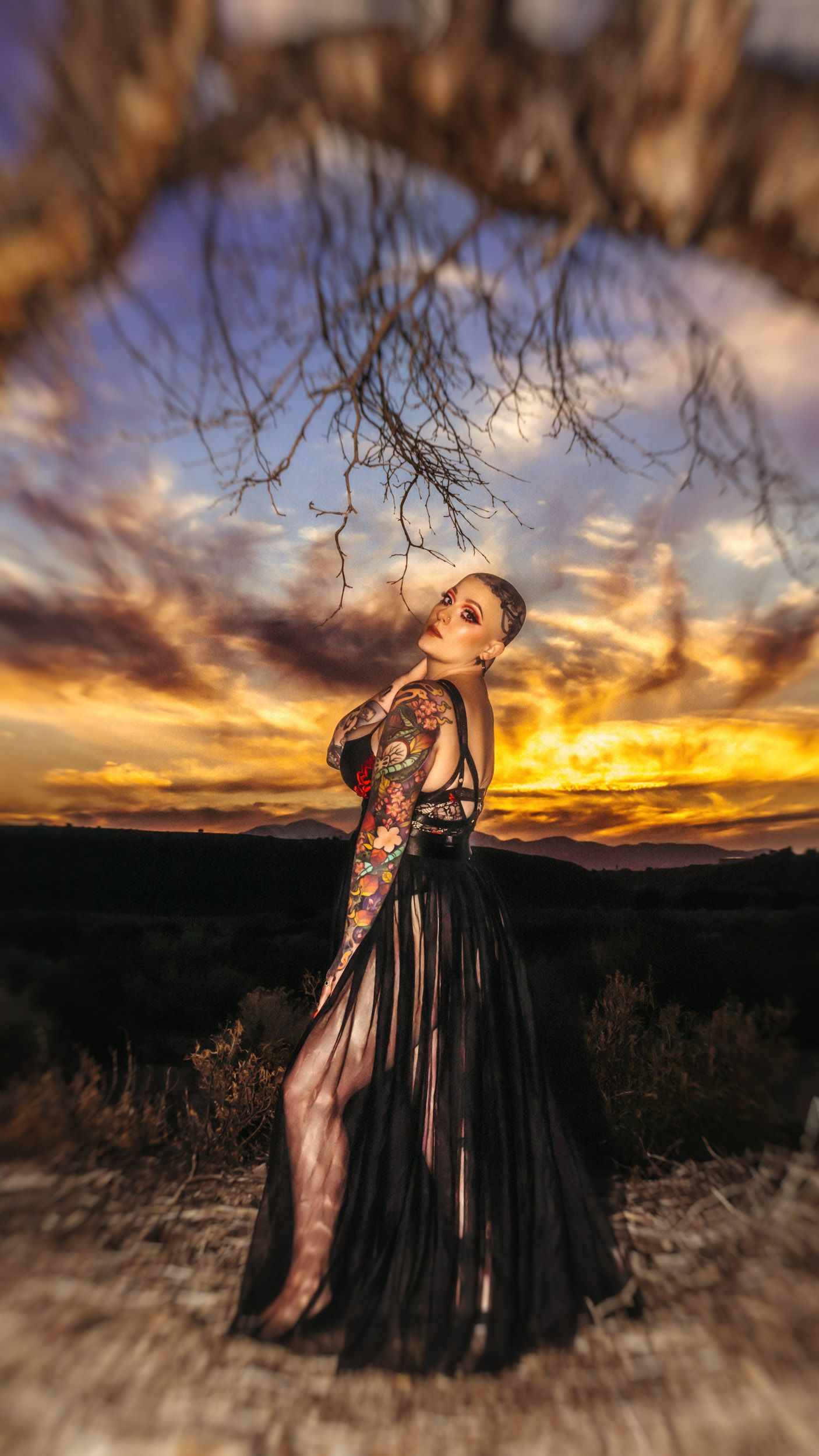 Southern California high desert boudoir outdoor sessions photographer