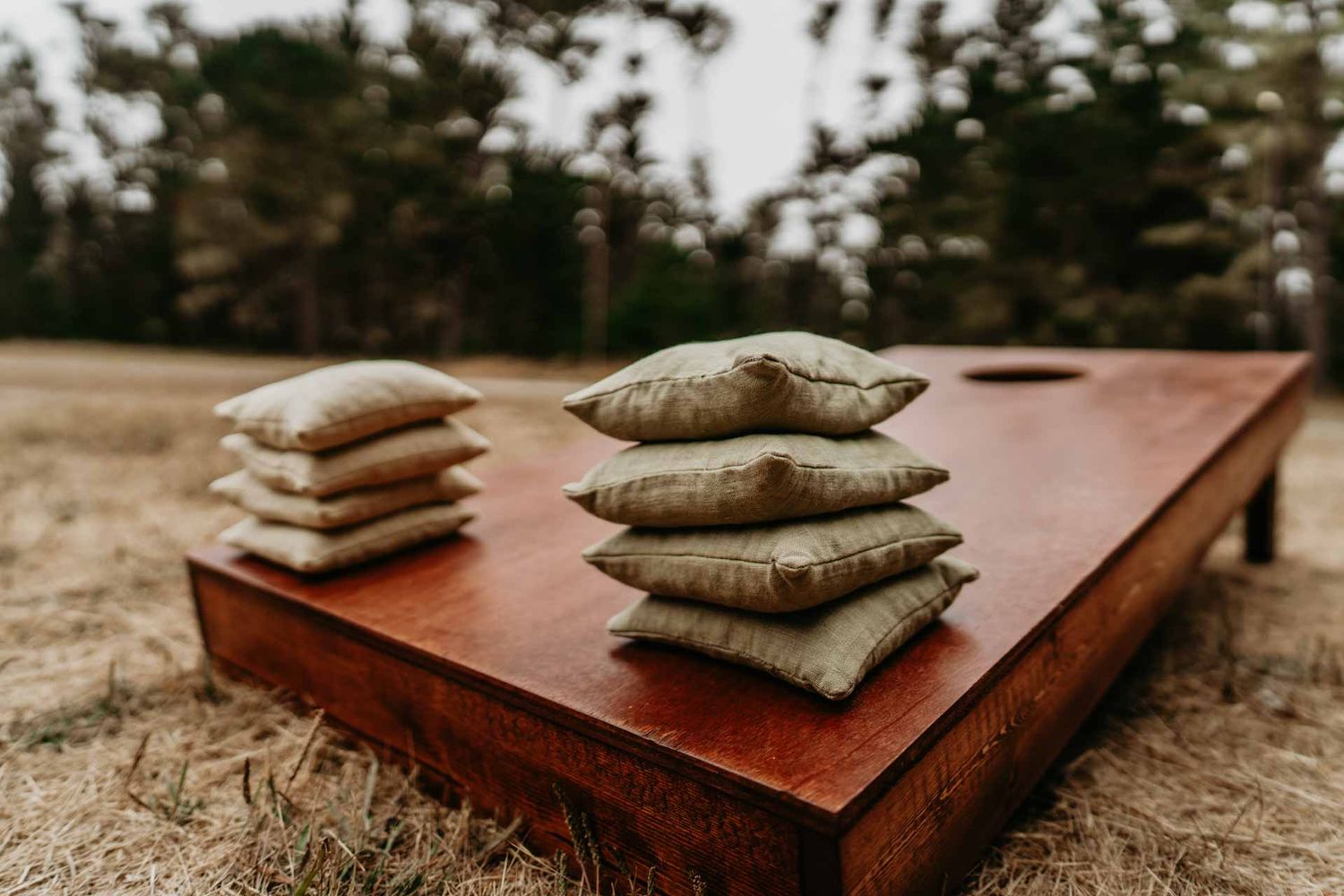 cornhole bags in pebble beach