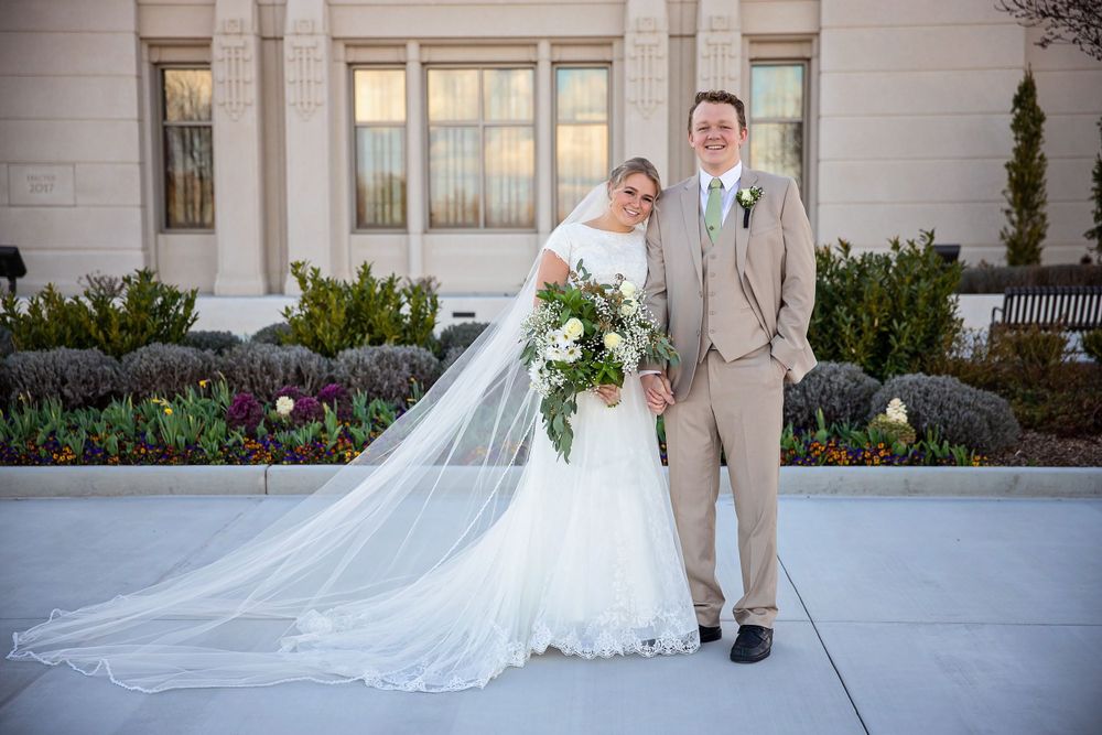 LDS meridian temple wedding