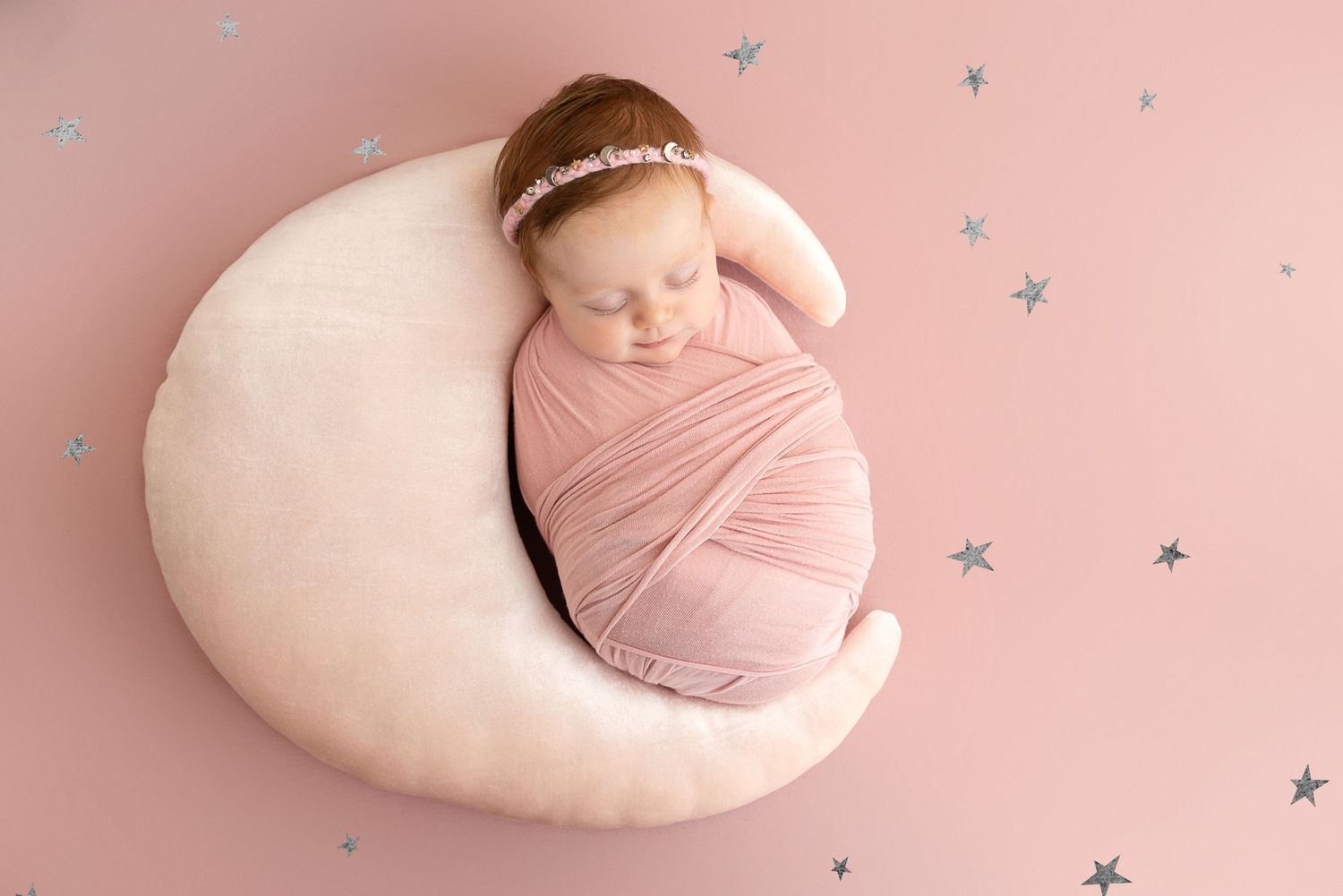 baby girl mini newborn session