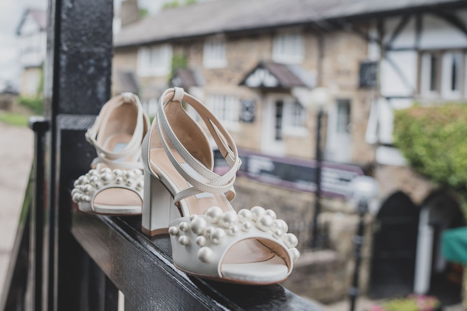 bridal shoes bride wedding last drop village hotel nantwich cheshire Bolton Manchester