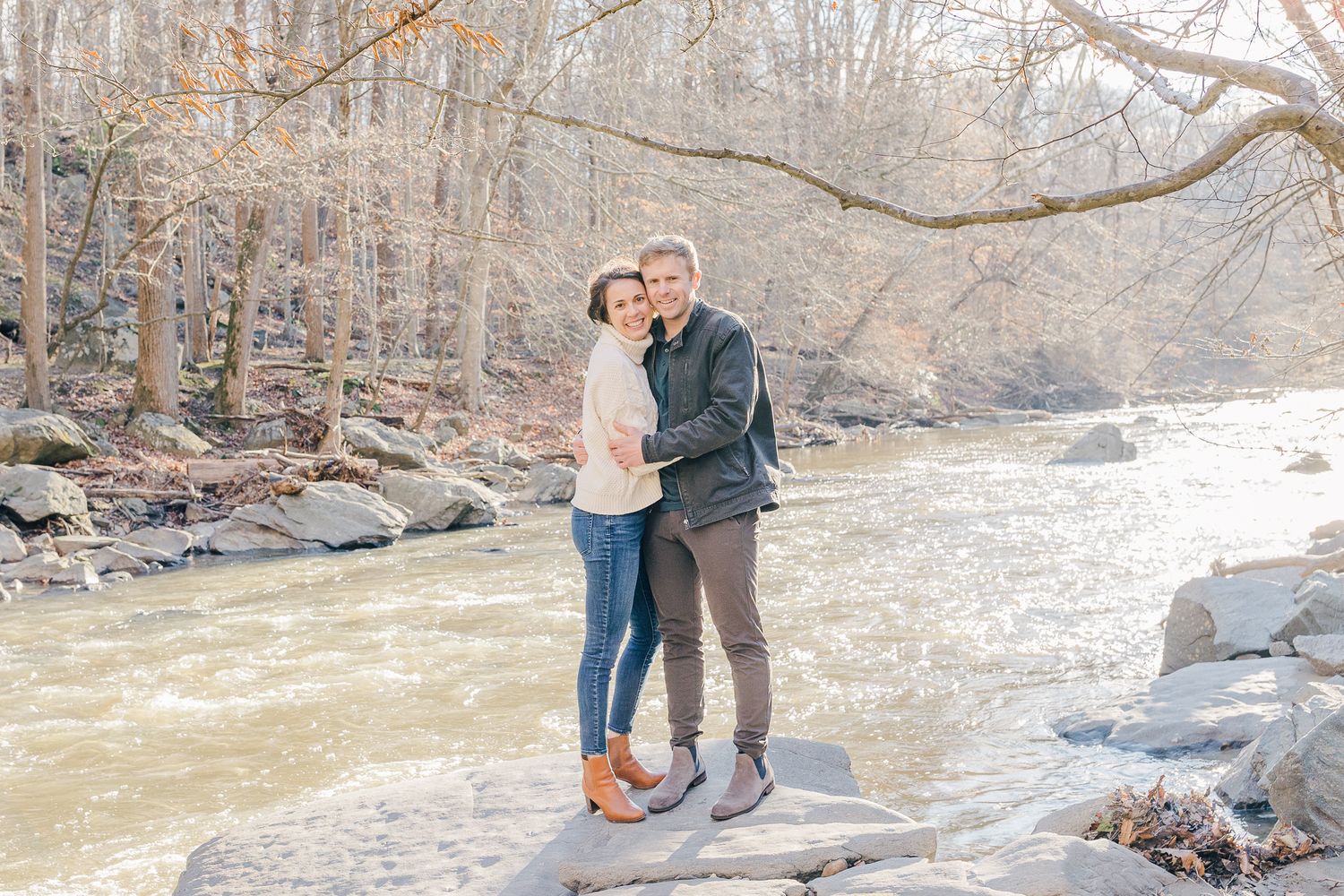 ROCK CREEK PARK ENGAGEMENT PICTURES