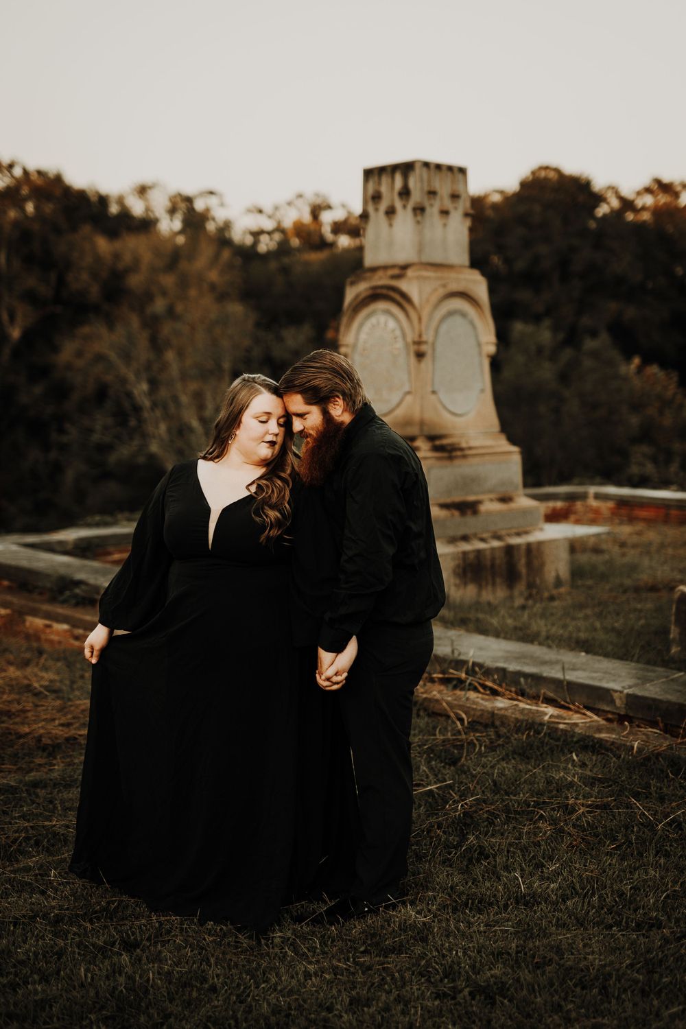 spooky ghost engagement halloween