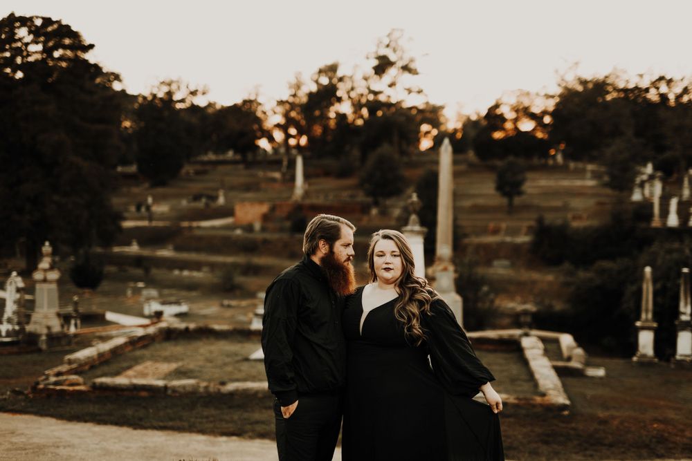 spooky ghost engagement halloween