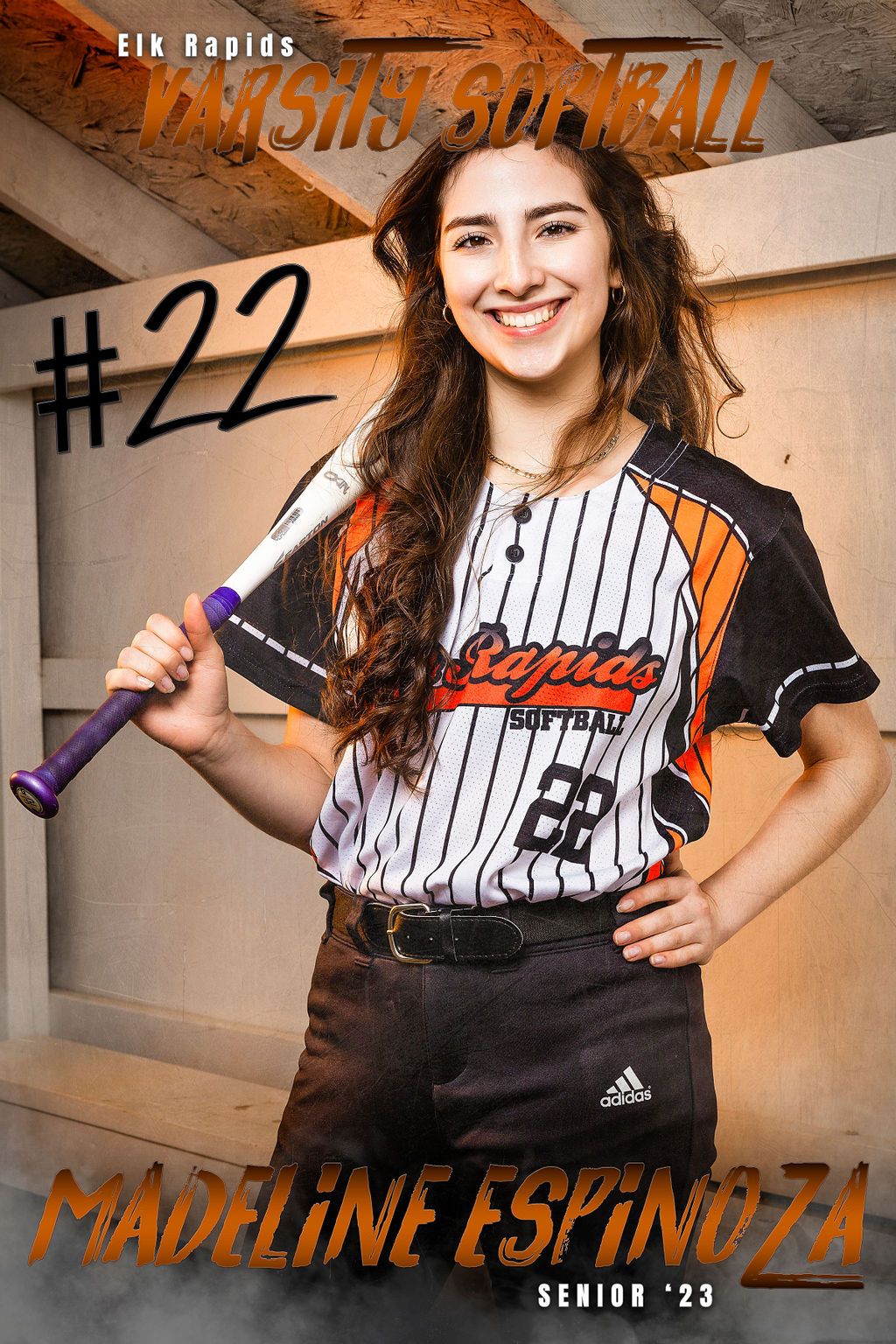 Pattersnap Individual Banner Softball Varsity Senior Banner