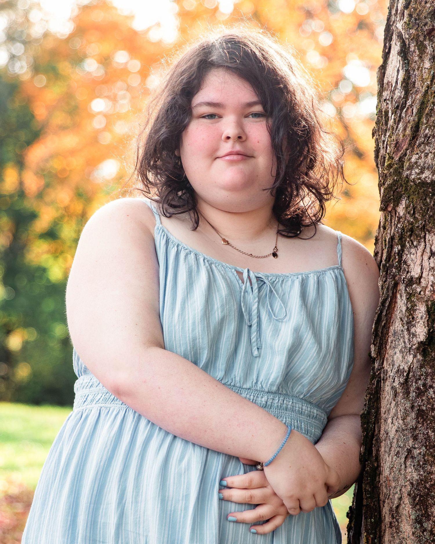 Fall Foliage High School Senior Photos