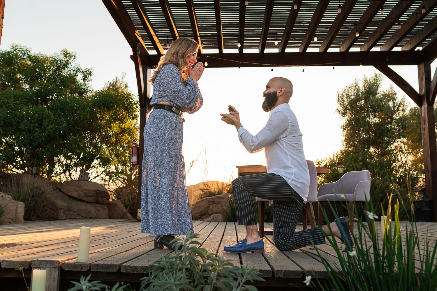 Proposal at Valle de Guadalupe / Wedding Photograph