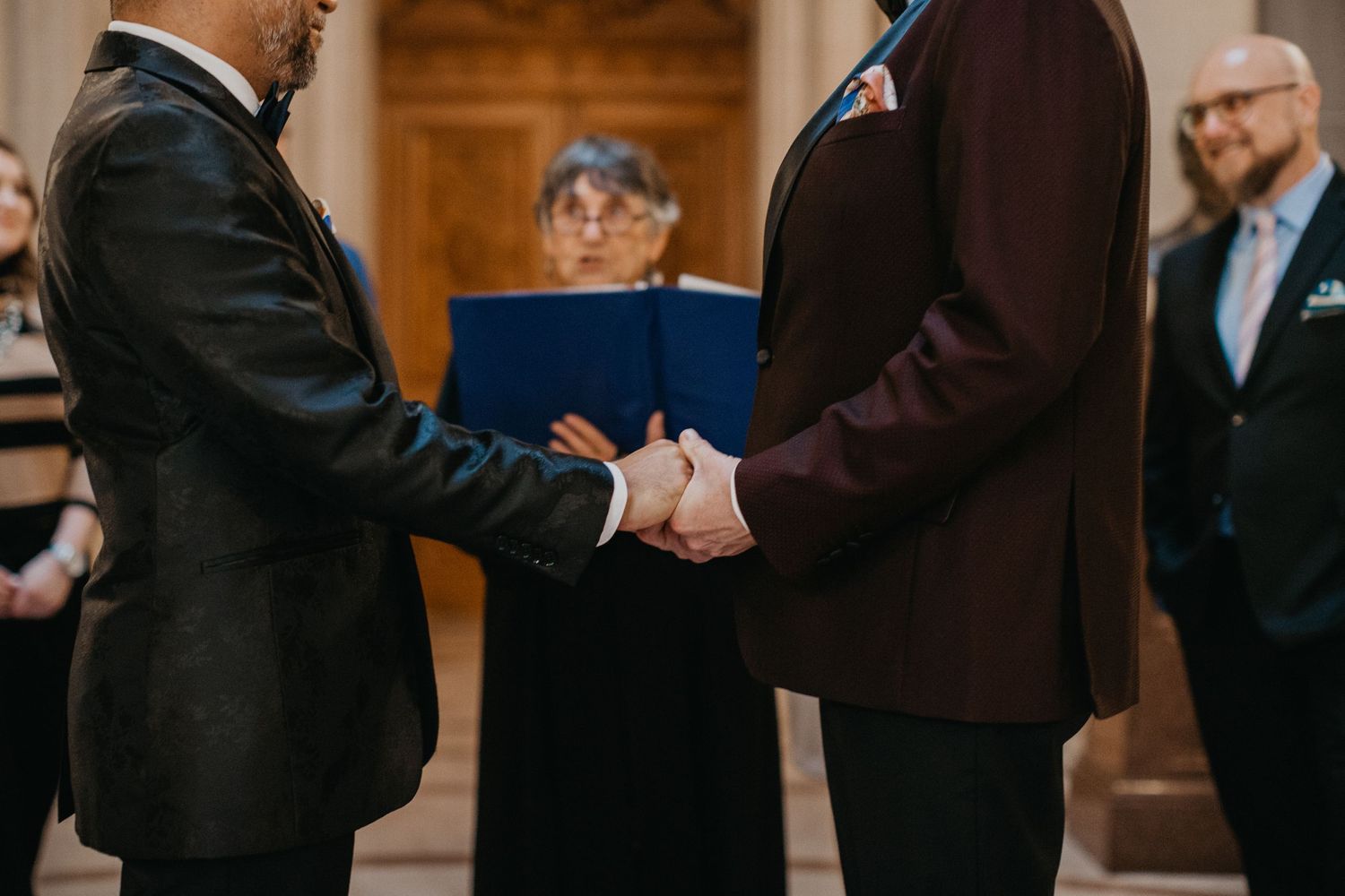 San Francisco City Hall Wedding Gay Couple