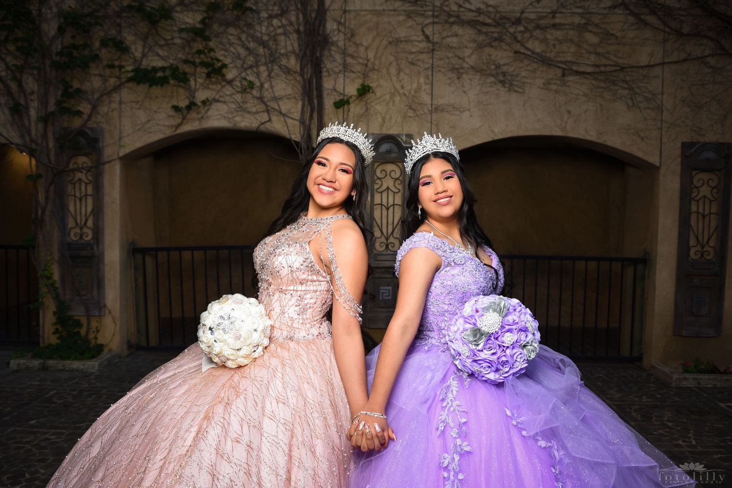quinceanera package for double qiunce sisters celebration quince photos fort worth fotolilly photography quince photo se