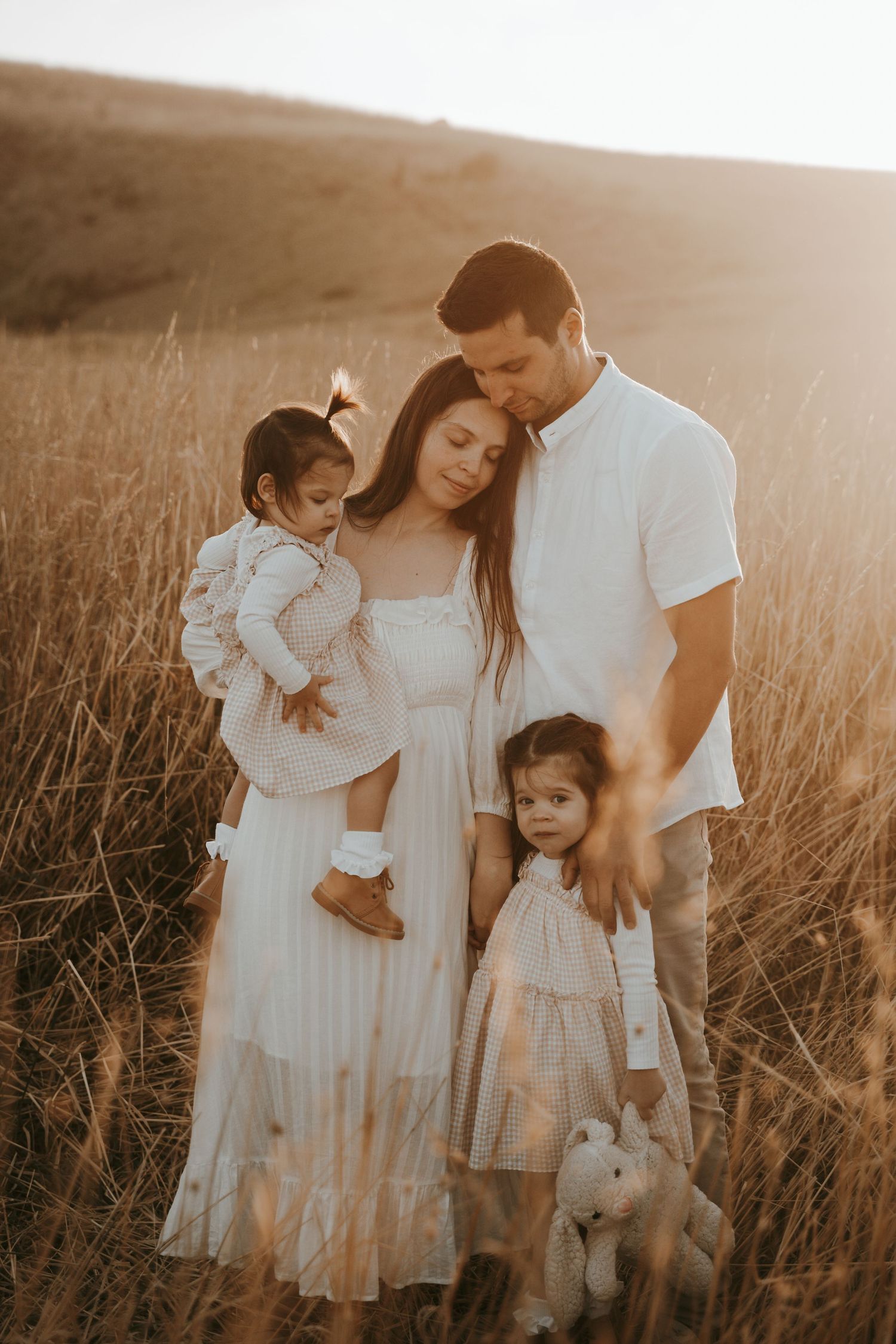 Outdoor Family Sunset session in Mornington Peninsula