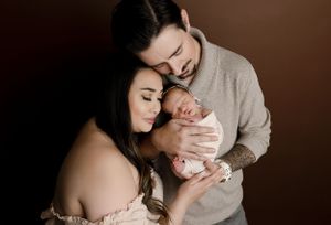 Family newborn session