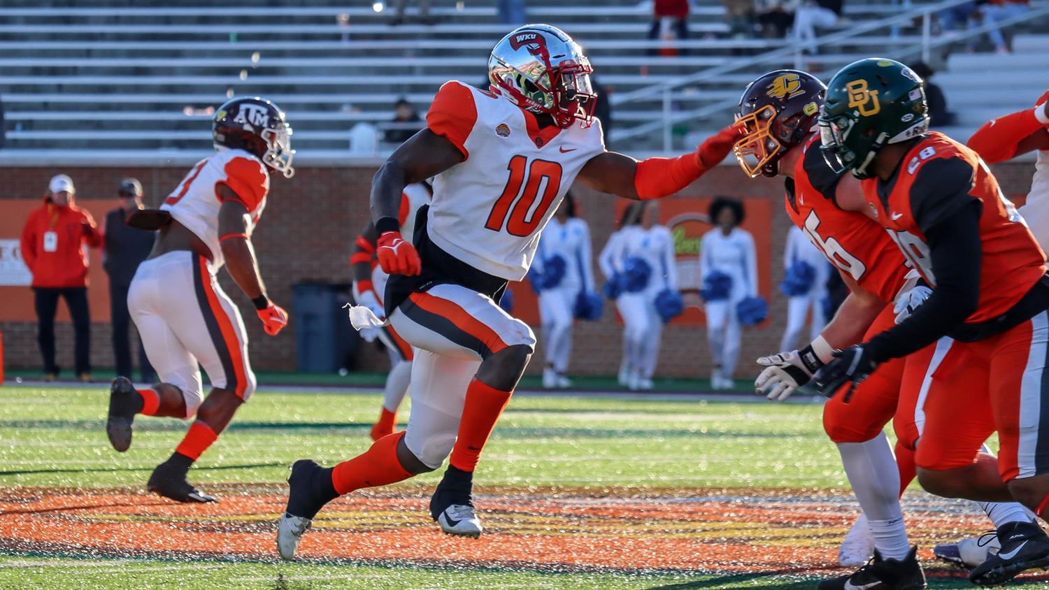 DeAngelo Malone action shot