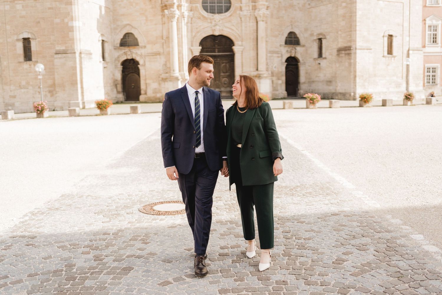 Hochzeitsfotografie, standesamtliche Trauung, Bibliothekssaal, Kloster Wiblingen