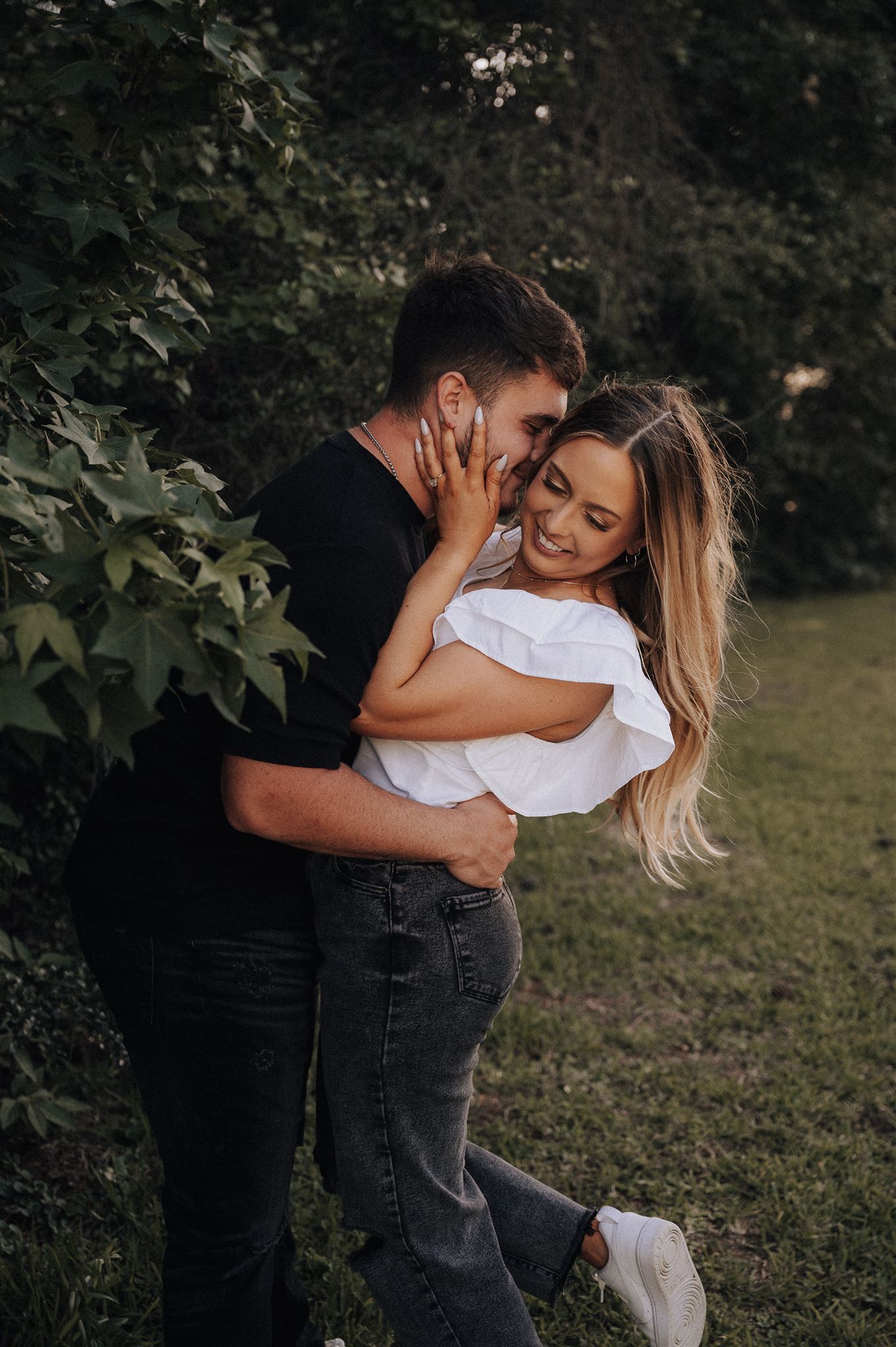 engagement photography session in The Woodlands, Tx