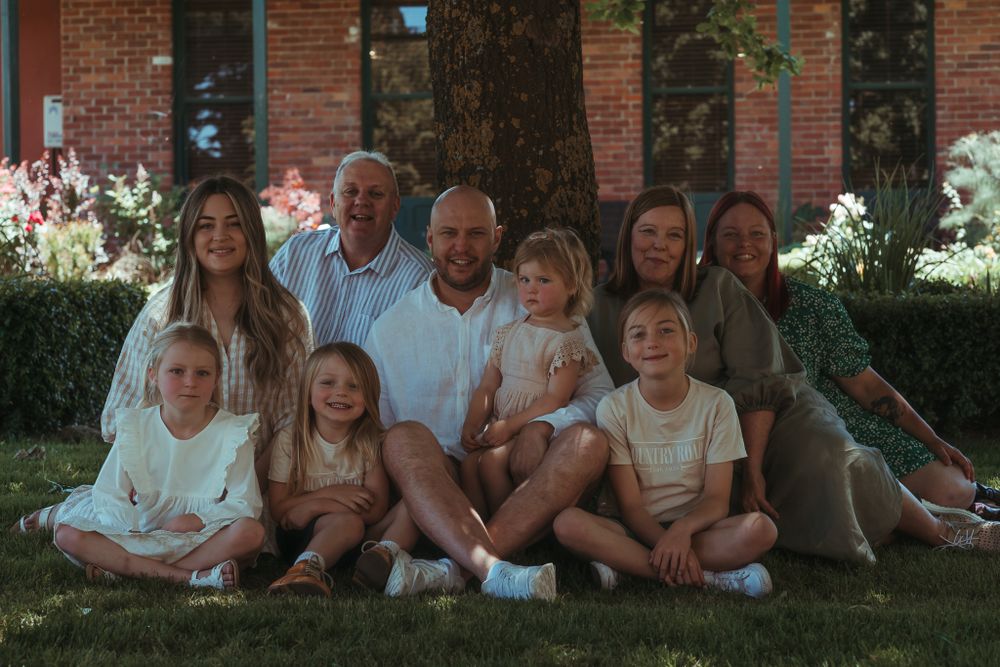 sunset family shoot