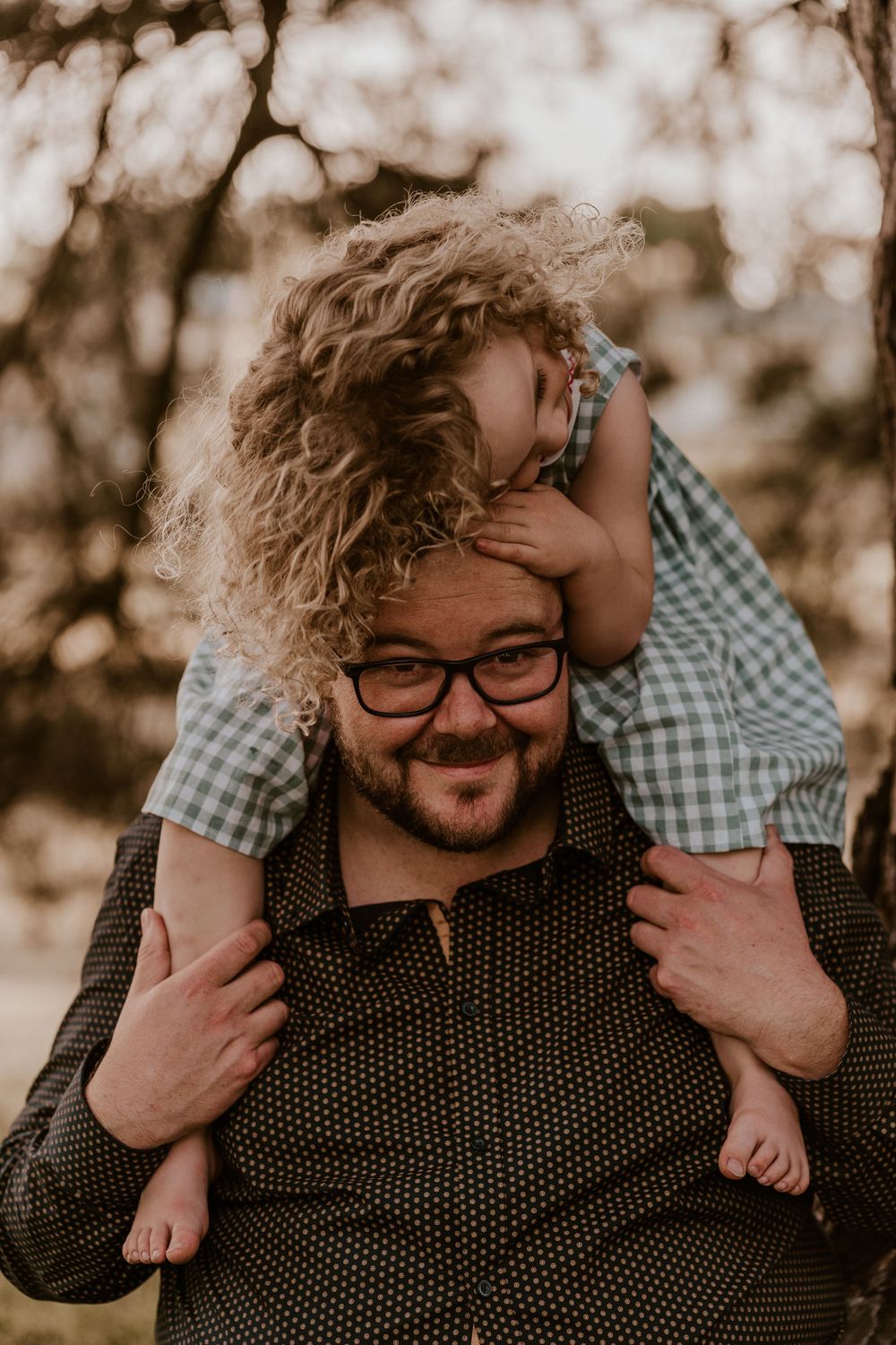 sunset family shoot