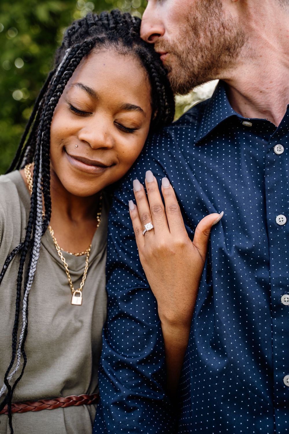 Minnesota Summer Engagement Photo Engaged Couple Twin Cities