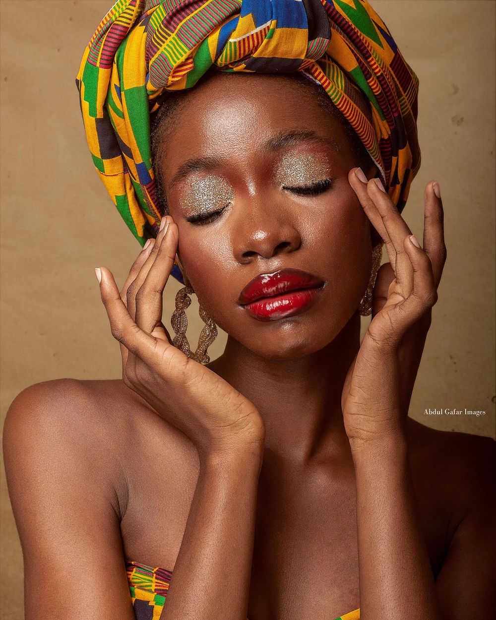 african print headgear