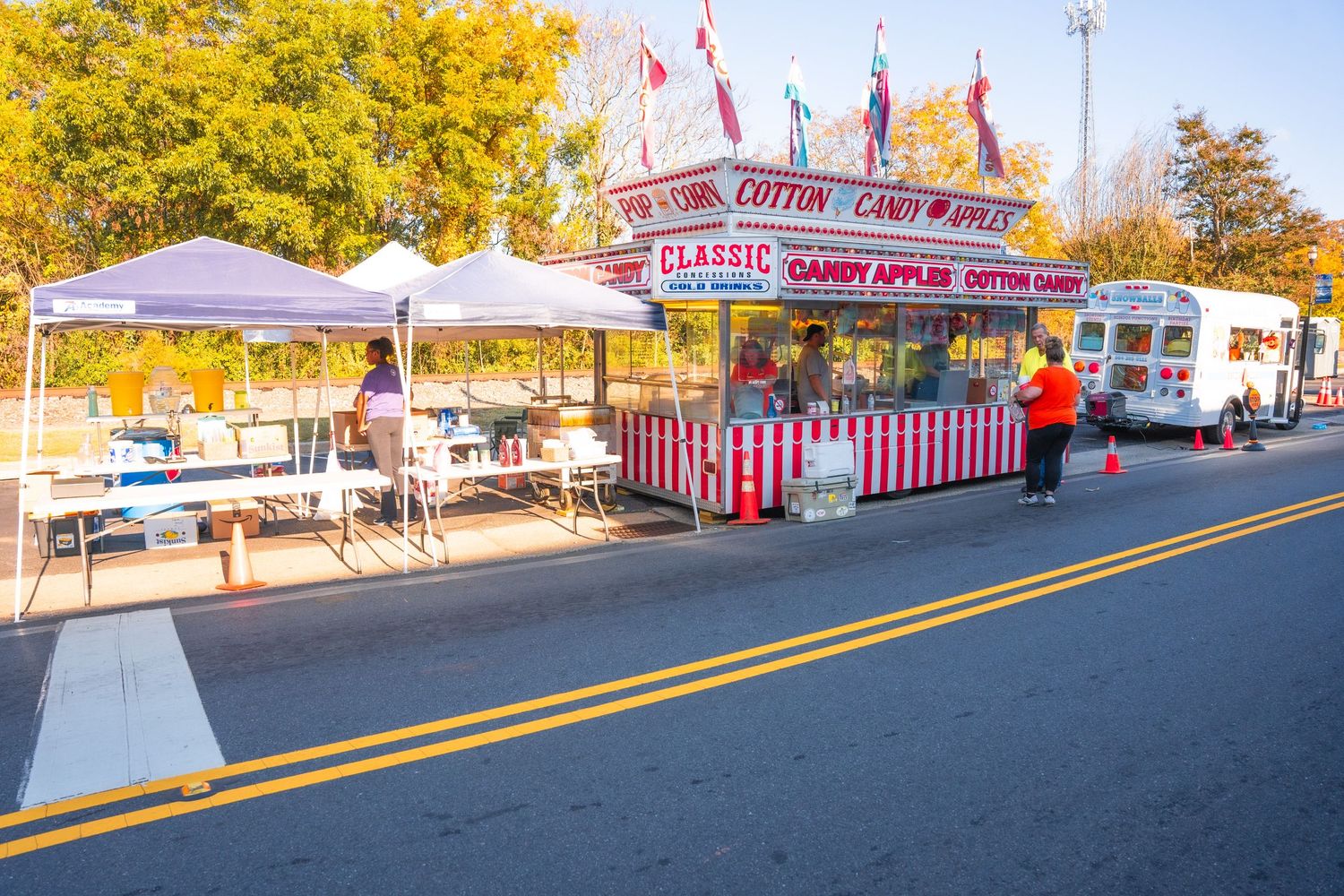 Harvest Day Set Up in Inman, South Carolina