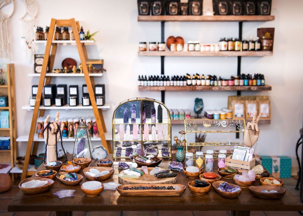 pura luna apothecary retail shop