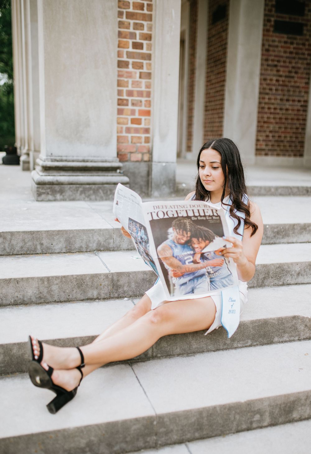 UNC senior portrait photographer, High Point senior portrait photographer, Greensboro photographer