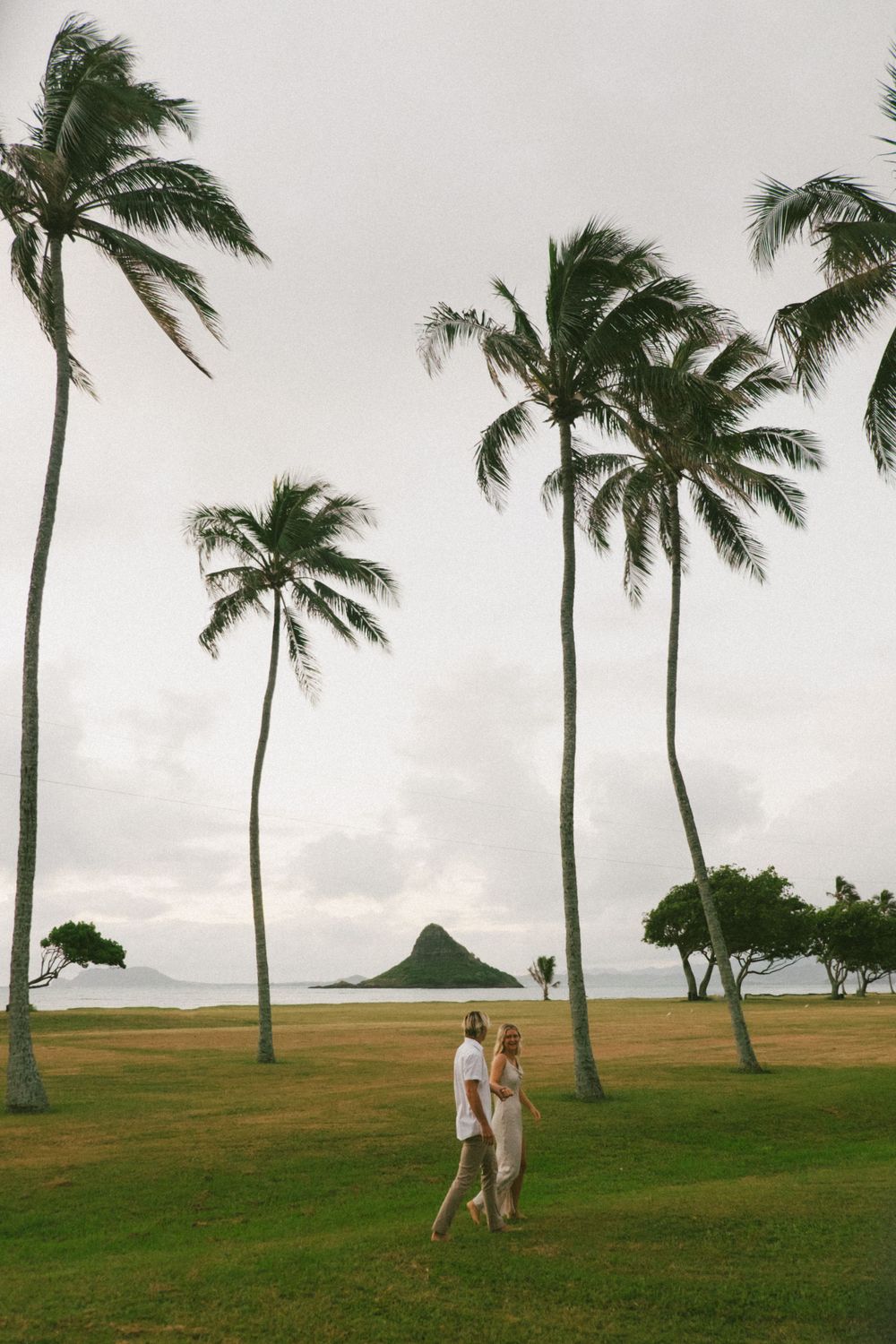 A Hawaiian wedding day. Painted skies, and love that never dies.