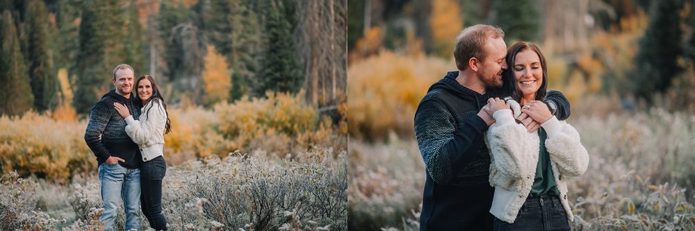 Utah Engagement Session Big Cottonwood Canyon