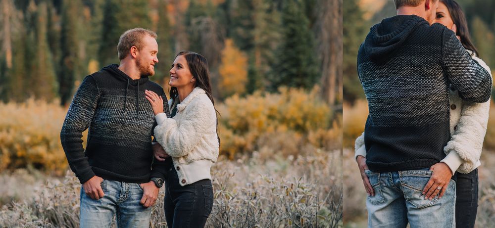 Utah Engagement Session Big Cottonwood Canyon
