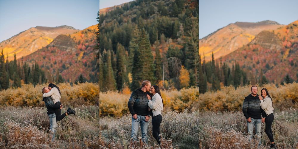Utah Engagement Session Big Cottonwood Canyon