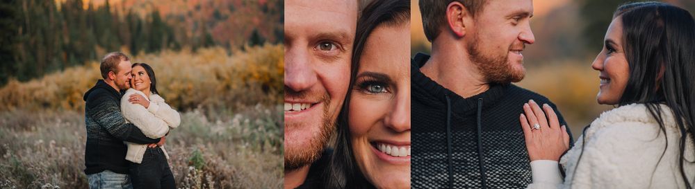 Utah Engagement Session Big Cottonwood Canyon
