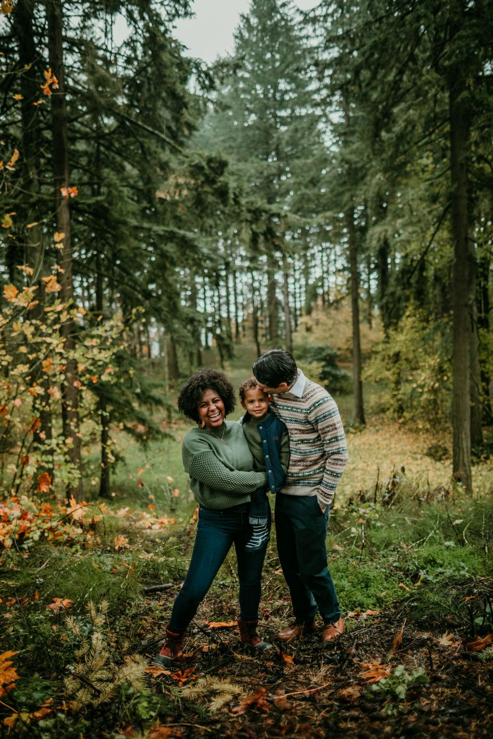 hoyt arboretum family photo session portland oregon photographer