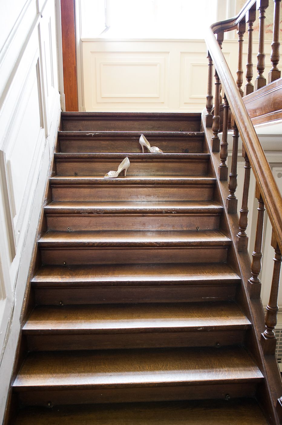 les chaussures de la mariée au Château de La Rocq