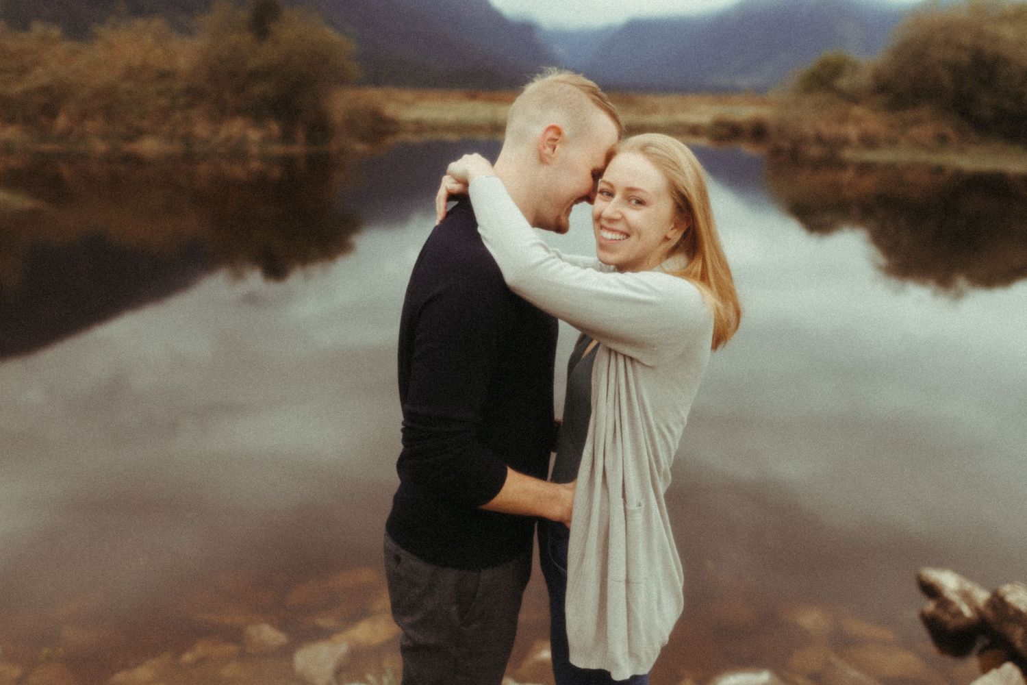 Pitt Lake engagement photos. Mountain locations for photos near Vancouver BC