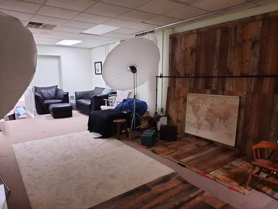 The studio is located in Downtown Ypsilanti Michigan on the second floor of the Michigan Heritage Building.