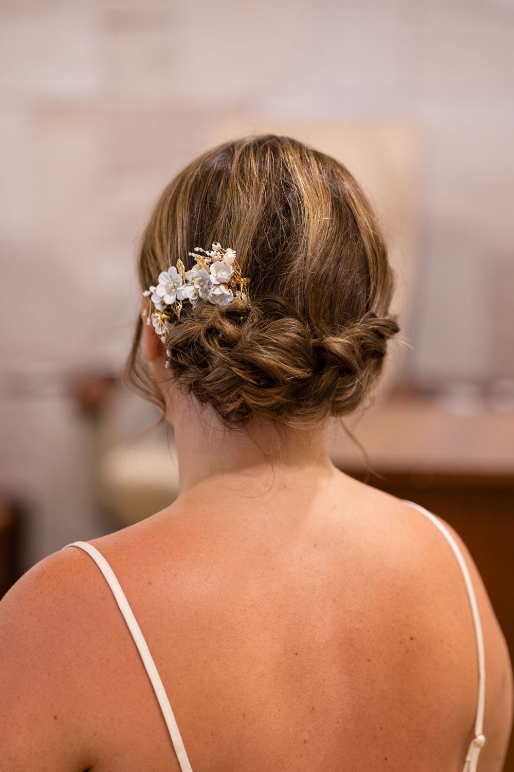 Bride hair
