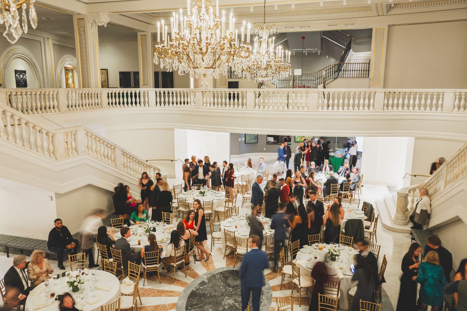Great hall and mezzanine at National Museum of Women in the Arts DC Event Photographer