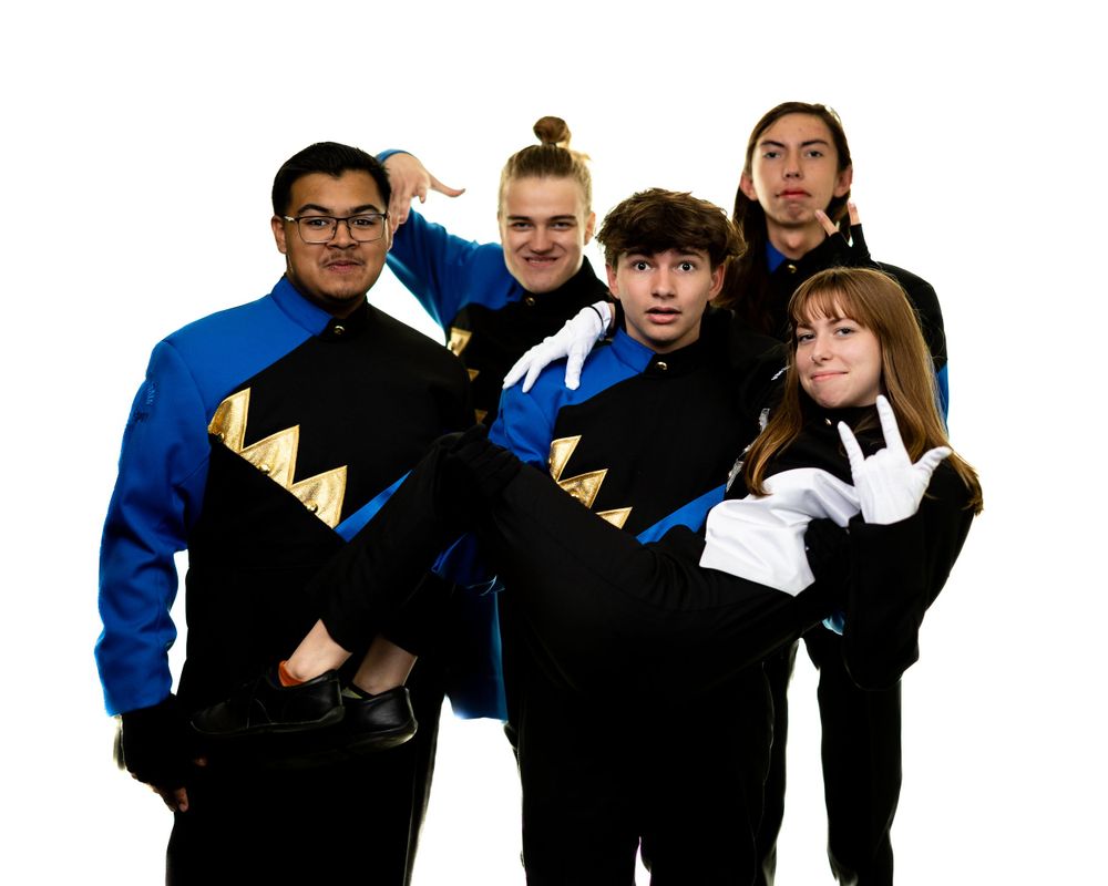 Banners Marching Band group photos Pictures Phoenix Anjeanette Photography senior ABODA AZMBA WGAZ AZ