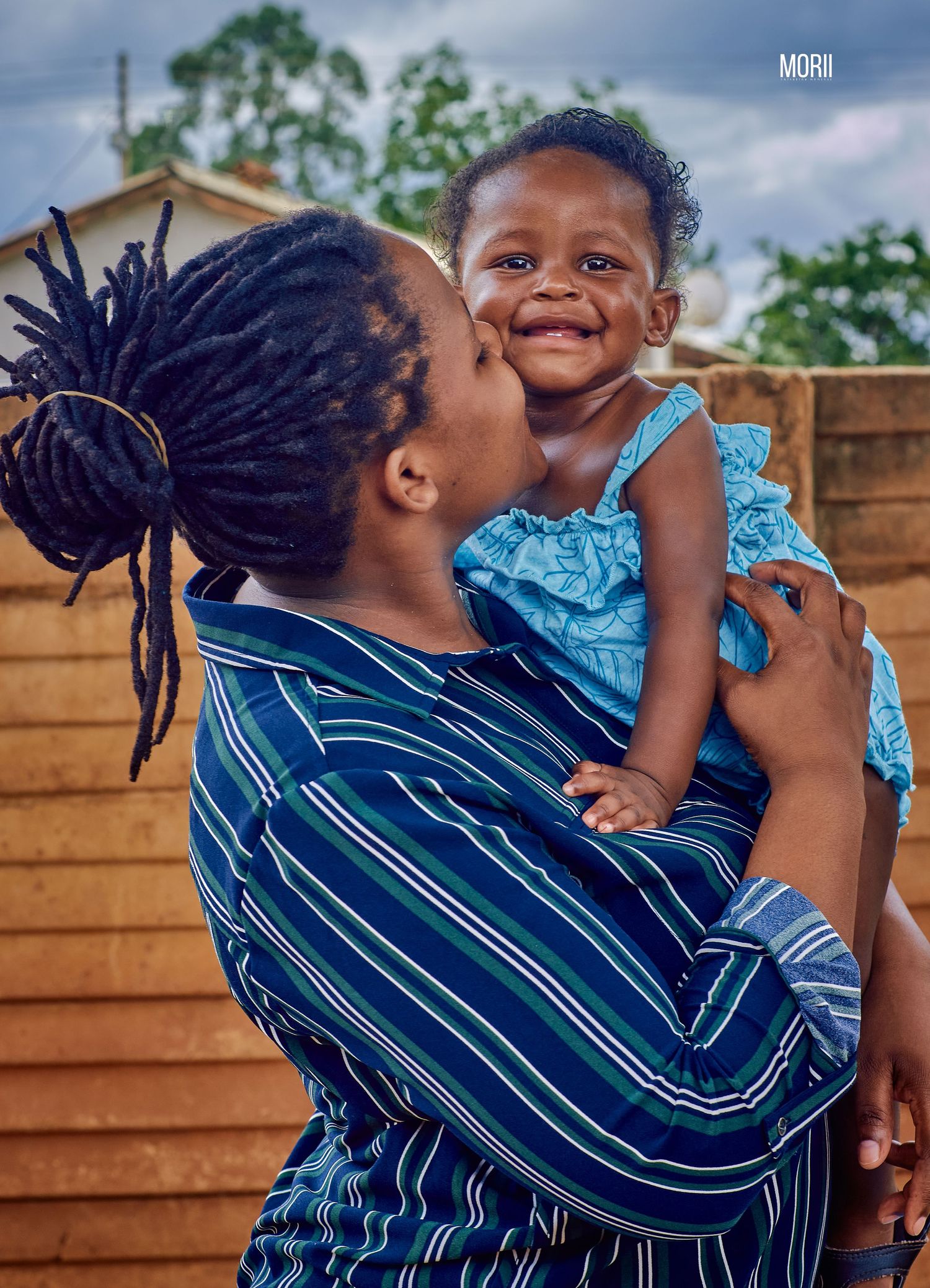 mom and baby