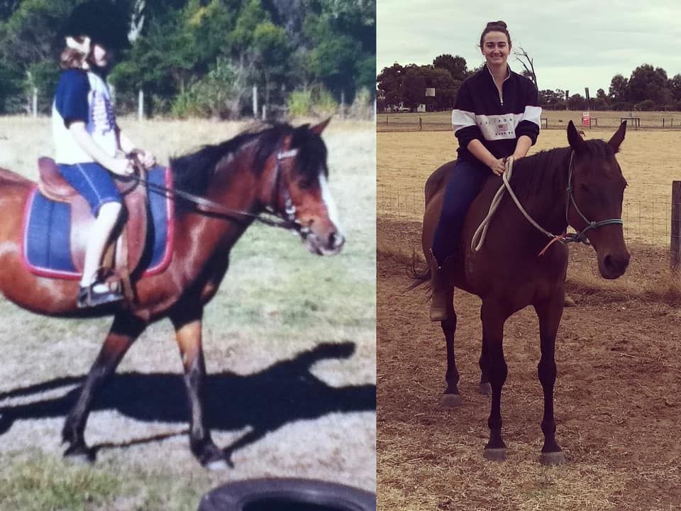 From where my love of horses started, to where we are now...