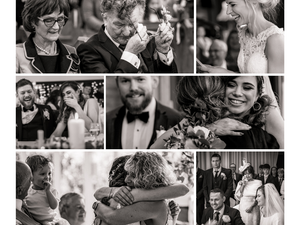 wedding photo collage emotional natural wedding photography ireland