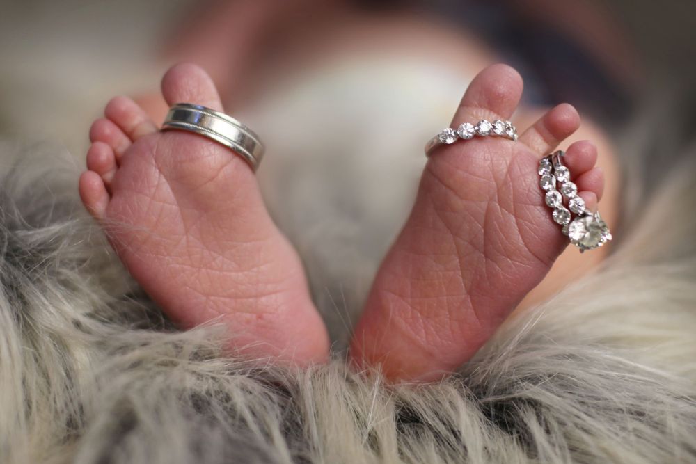 Newborn Photography Wedding Rings Easton Ma Boom43 Photography