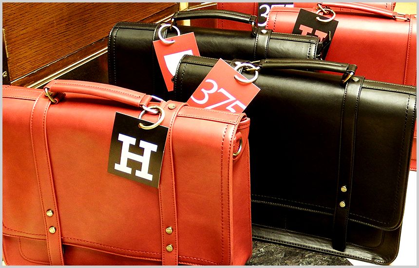 HBS Briefcases for Harvard College's 375th Birthday Parade