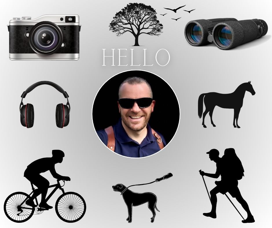 Photo collage of me and my interests