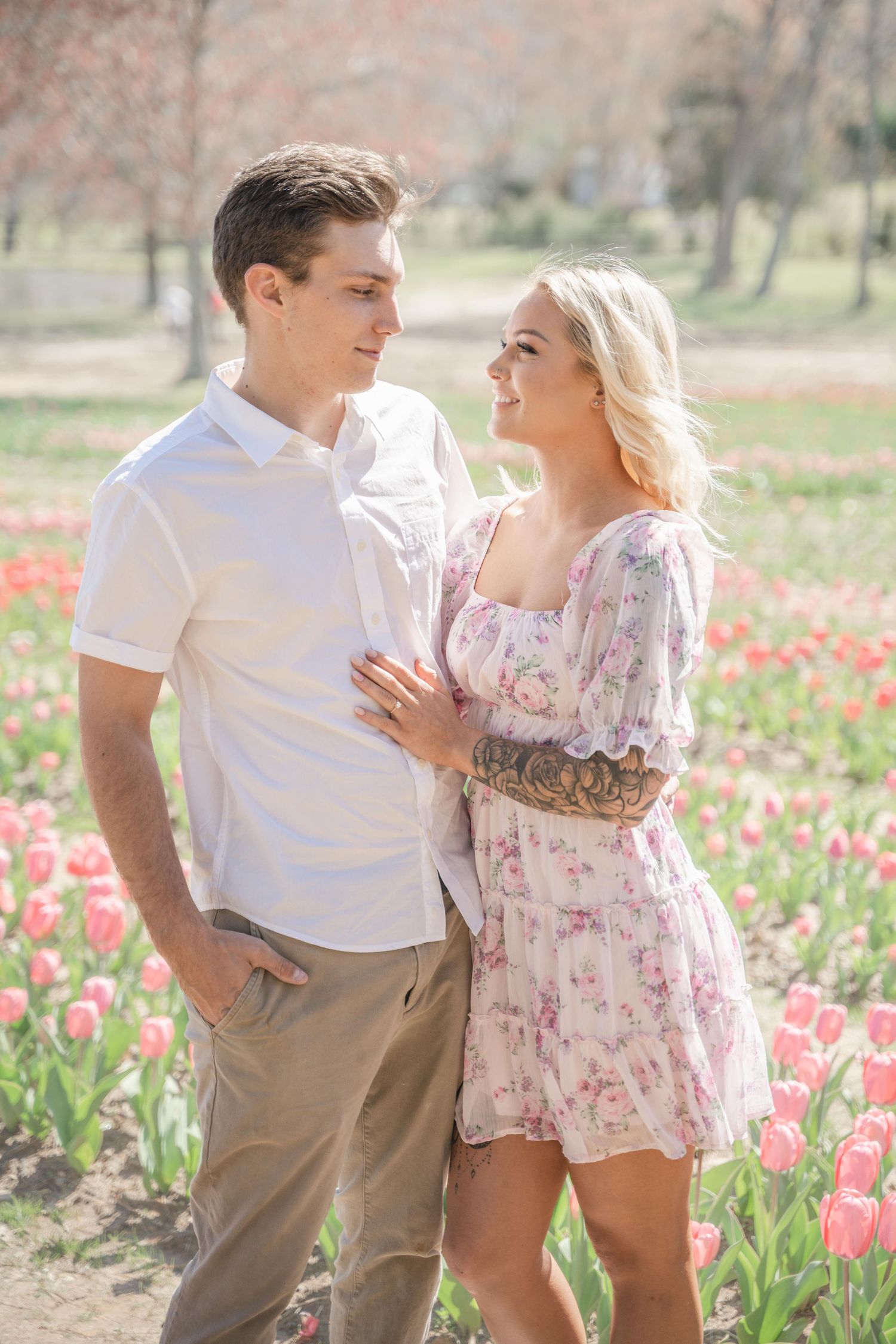 Dewberry Farm Photoshoot Tulip Mini Session Triad Greensboro, NC
