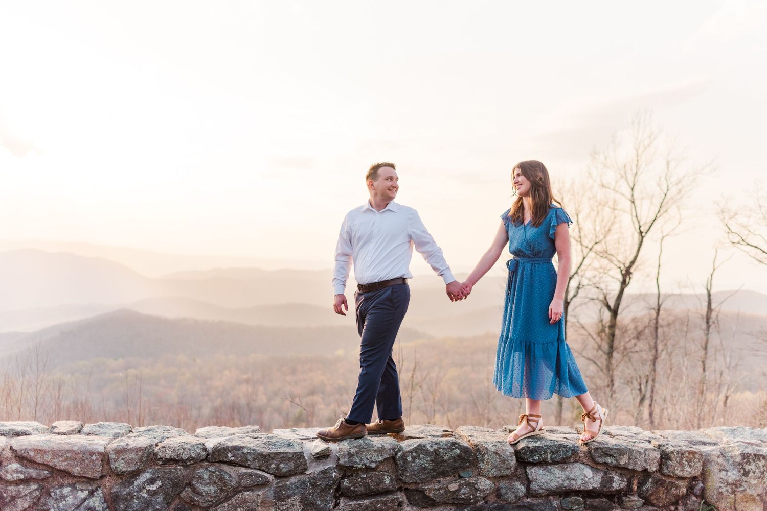 Engagement photography in the mountains