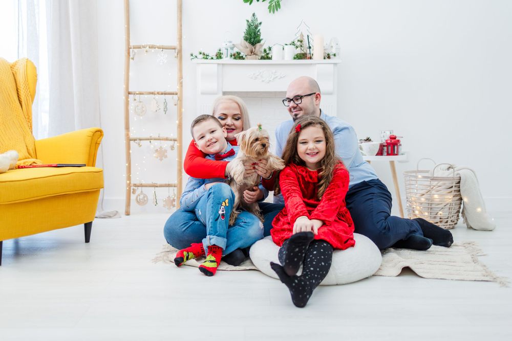 семейна коледна фотосесия софия, фотостудио младост, фотостудио софия, професионален фотограф софия